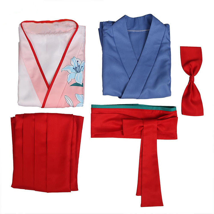 Kakegurui Nishinotouin Yuriko Cosplay Costume - Ancient Style Kimono Anime Outfit - Halloweez