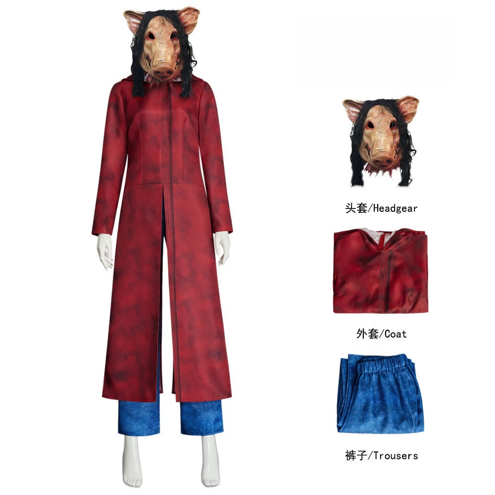 Saw Horror Movie Cosplay Costume, Custom, Halloween Party Outfit - Halloweez