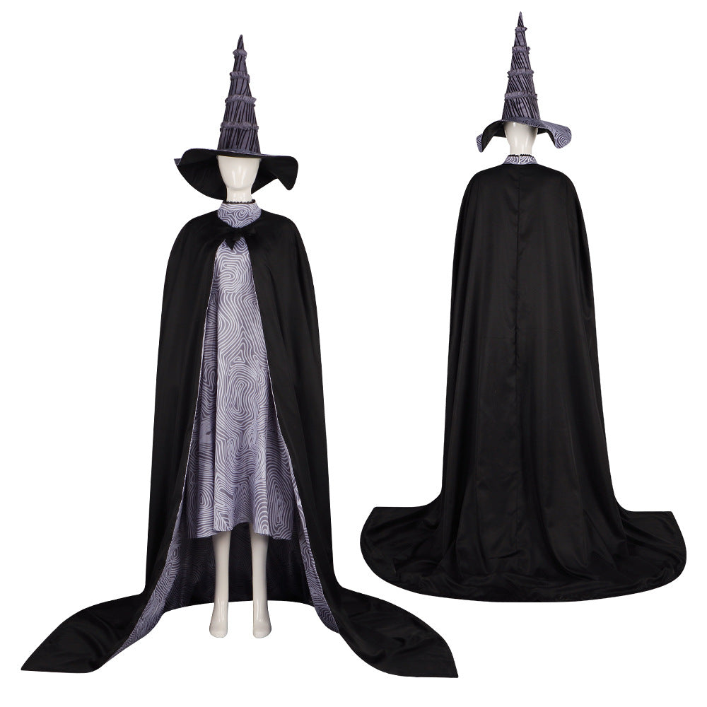 Wicked Elphaba Cosplay Costume Movie Replica Witch Cloak Cape Stage Outfit - Halloweez