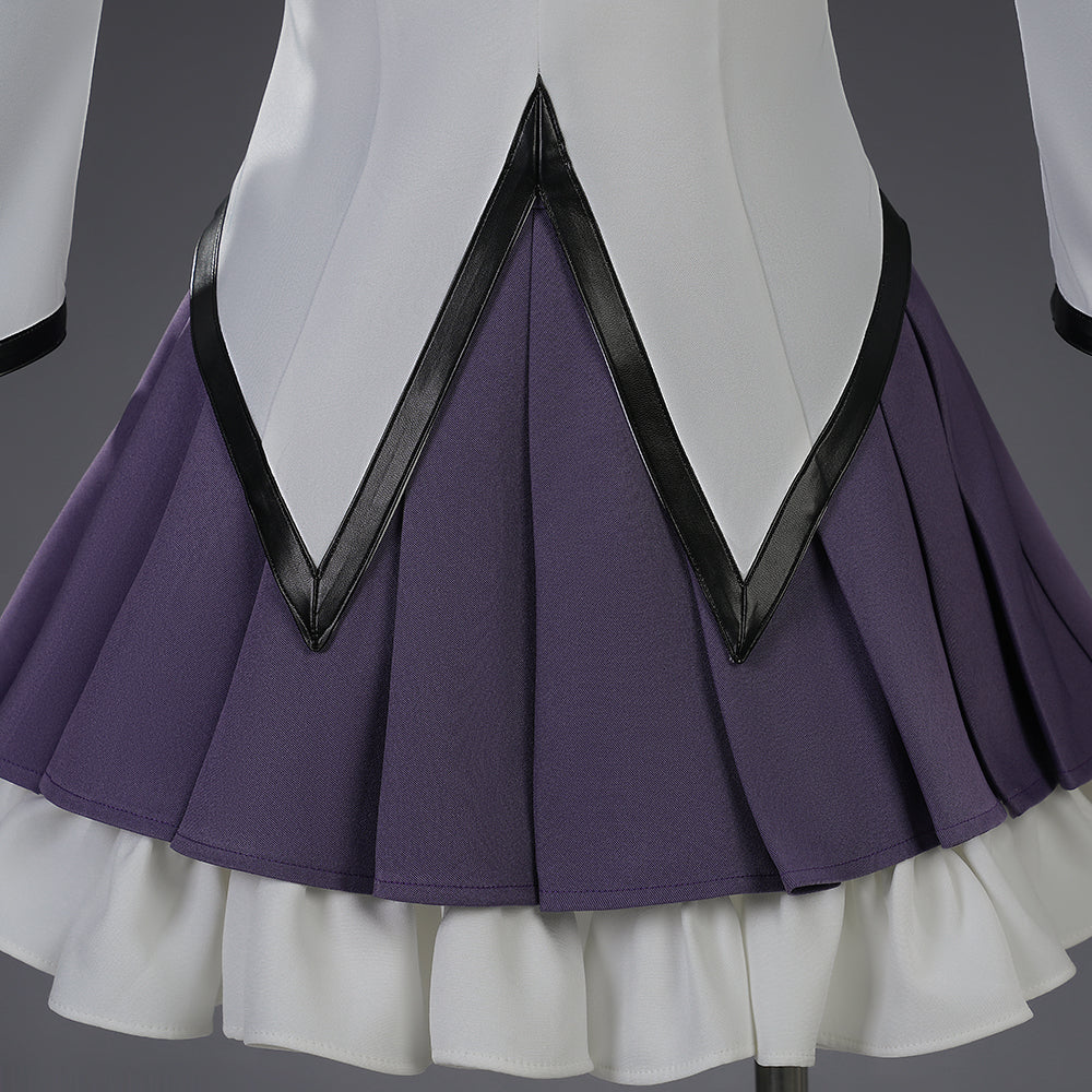 Puella Magi Madoka Magica: The Movie - Walpurgisnacht: Rising Homura Akemi Full Cosplay Costume Set - Halloweez