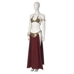 Halloweez Princess Leia Slave Girl Cosplay Costume – Timeless Look for Enthusiasts and Gatherings