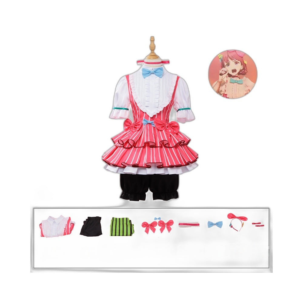 Halloween Cosplay Costume Crying Girl Band Silent Fish Inuzuka Nina - Halloweez
