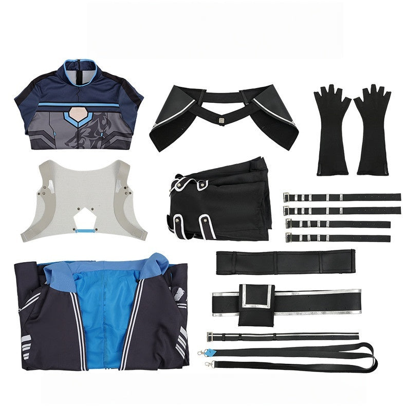 Rainbow Club vtuber Aisia Clone Anniversary 2D Anime Costume Set - Perfect for Cosplay Enthusiasts - Halloweez