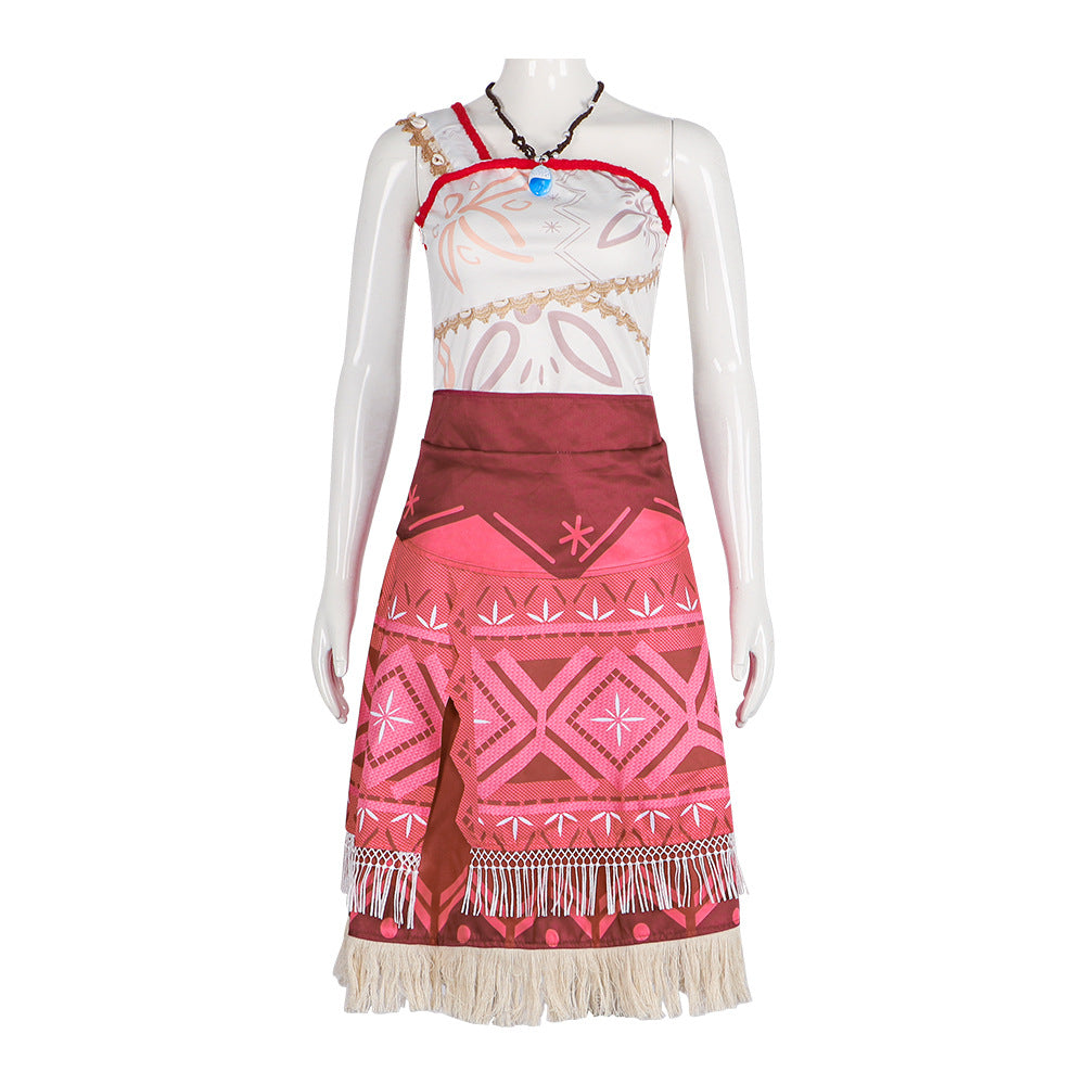 Moana 2 Cosplay Costume - Moana/Maui Movie Accurate Outfit for Stage Performance