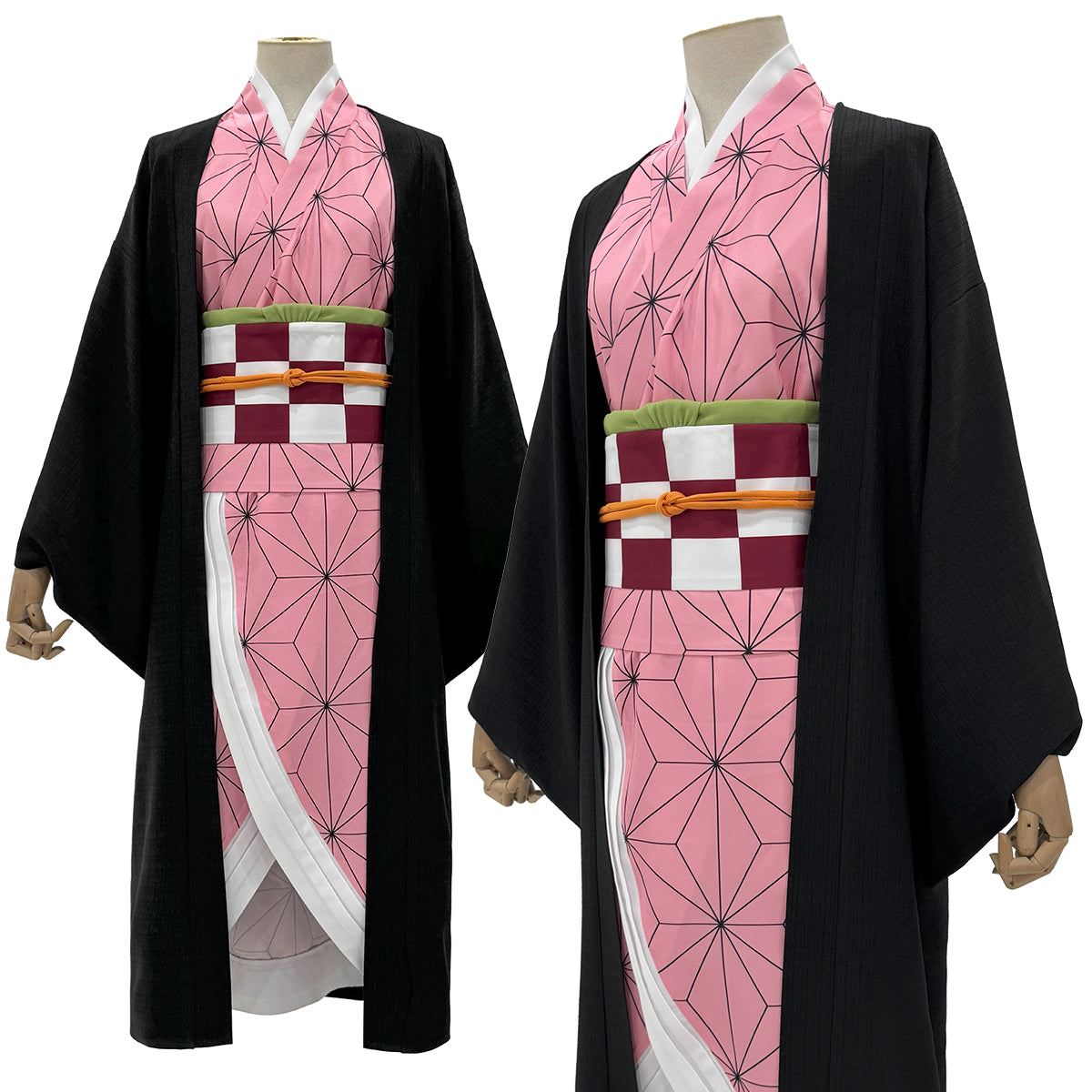 Official Nezuko Kamado Demon Slayer Corps Uniform Kimono Cosplay Costume