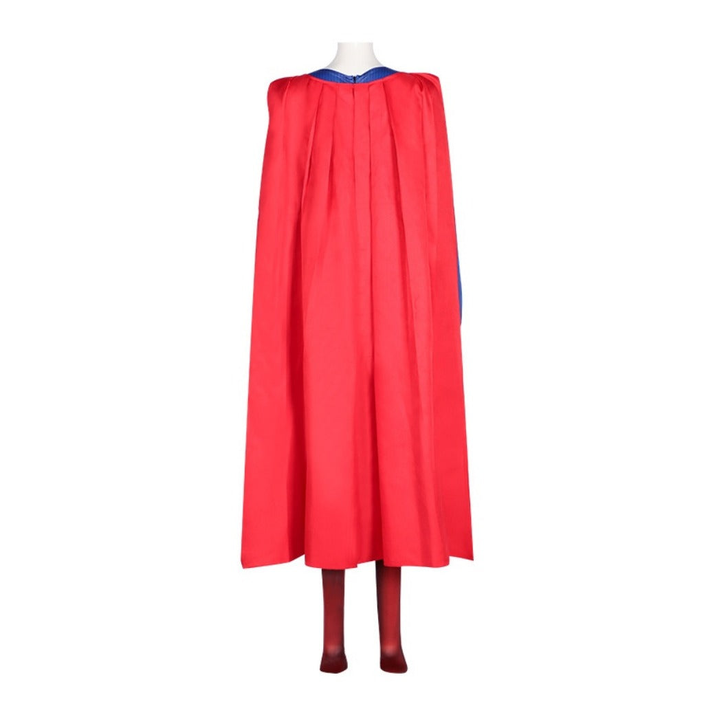 Superman & Lois Cosplay Costume - Superman Bodysuit with Cape for Halloween
