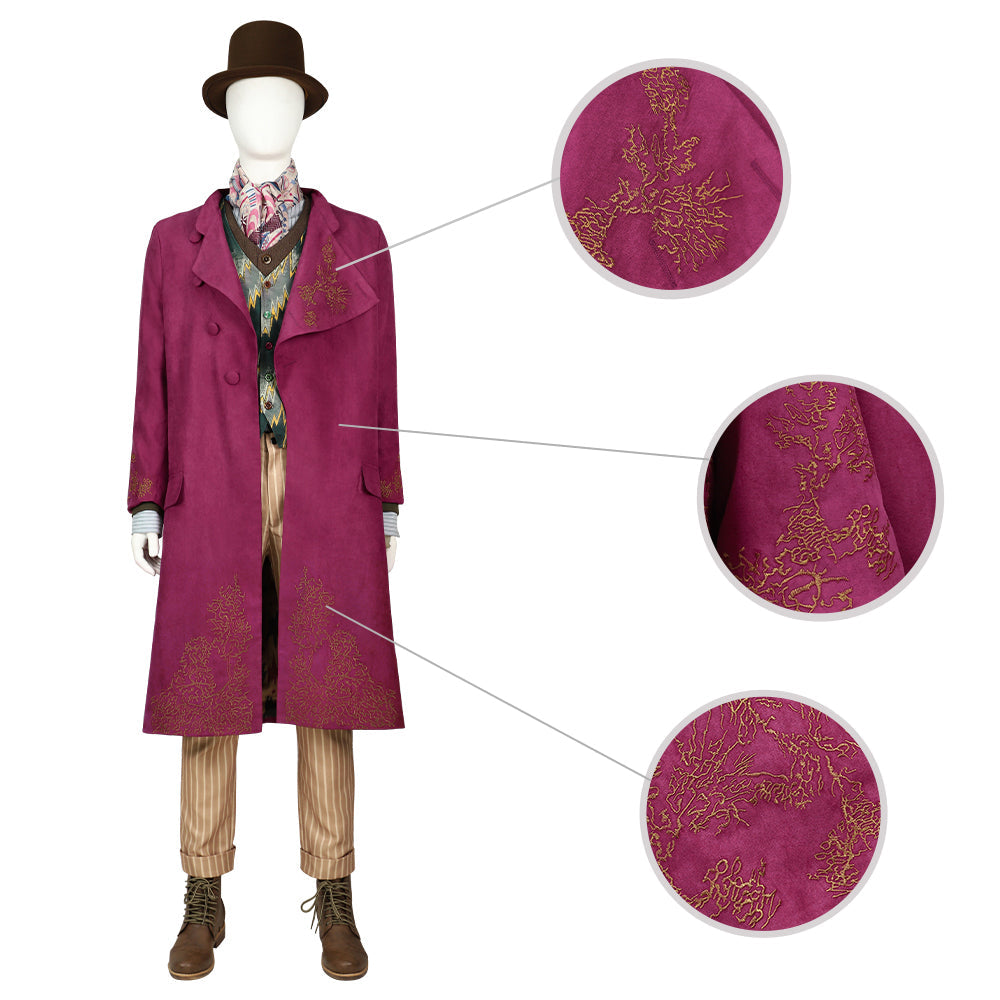 Halloweez Wonka Cosplay Costume - Unleash Your Inner Wonka Magic (2023) - Halloweez