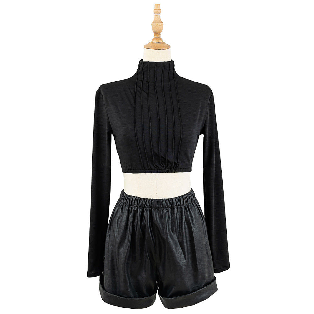 Hoshimachi Suisei Concert Stage Dress - Black拼接Cosplay Costume for Music Performance - Halloweez
