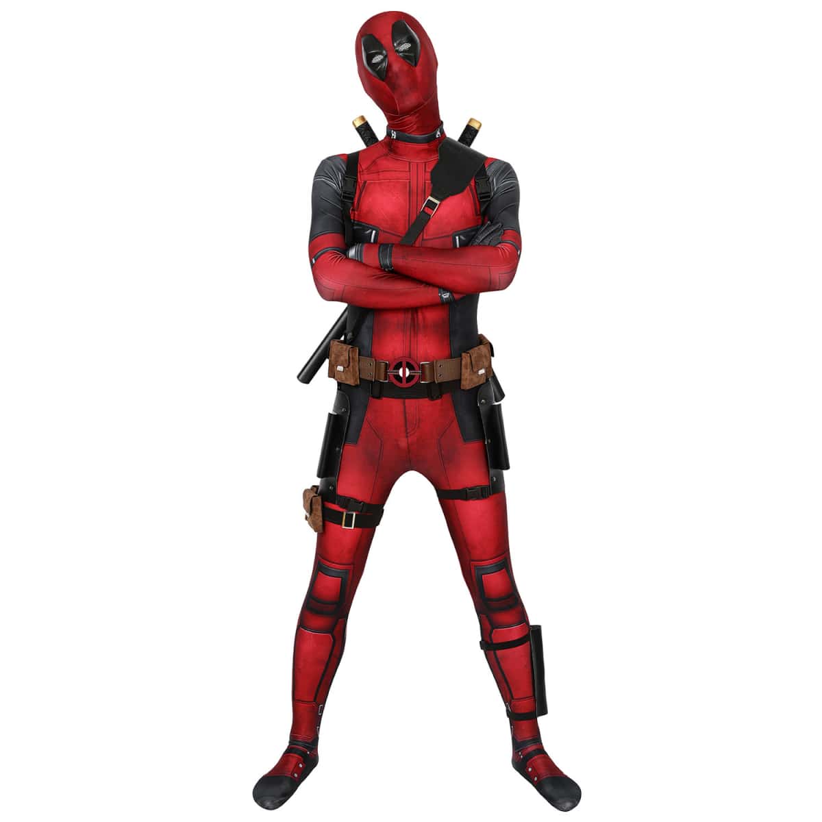 Deadpool Wade Wilson Cosplay Costume, Custom High-end for Halloween & Comic Con - Halloweez