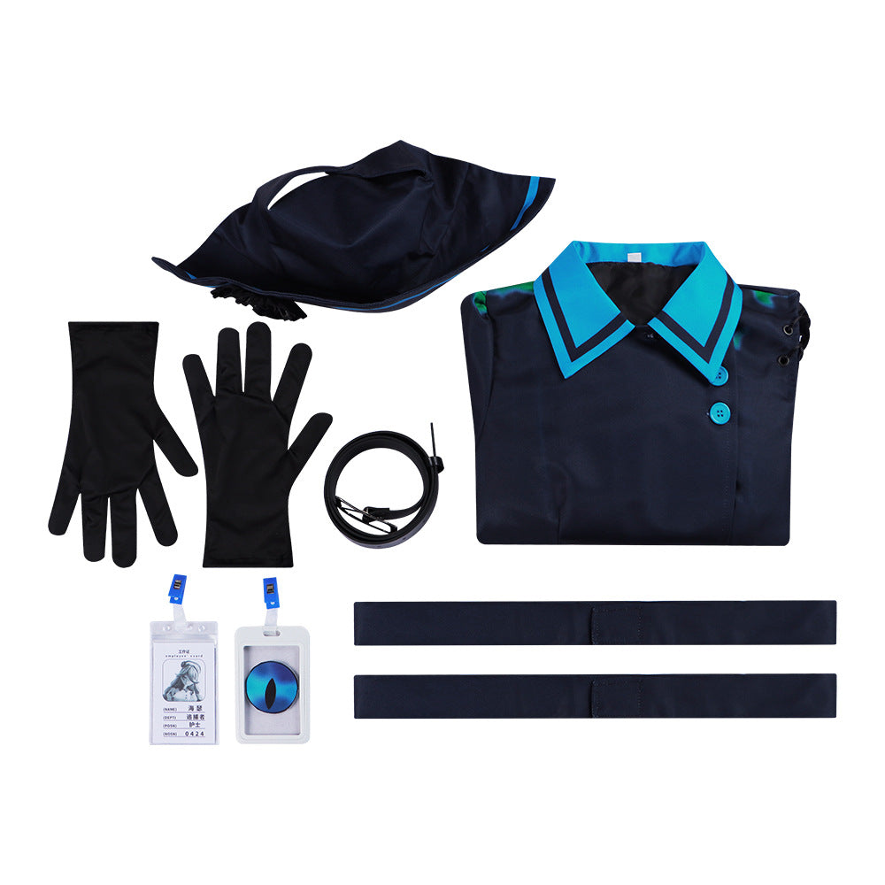 Eggy Party Chaser Nurse Heather Cosplay Costume for Adults & Kids Halloween Game Party - Halloweez