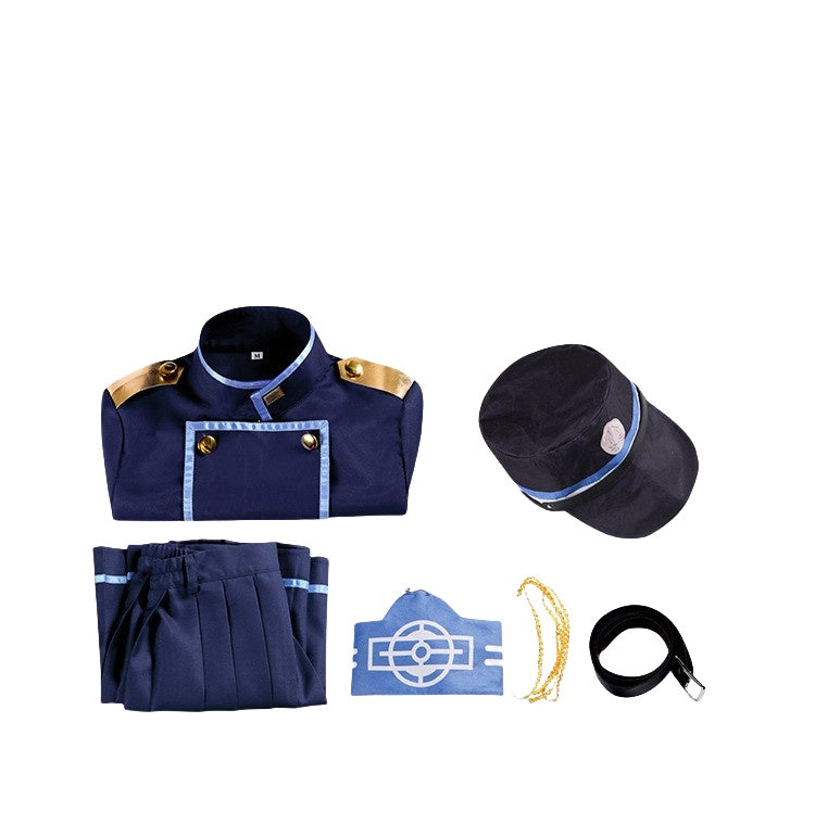 Azure Archive Cosplay Costume Blue Archive Railway Twin Academy Uniform Game Costume - Halloweez