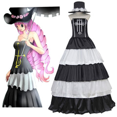 Epic One Piece Perona Ghost Princess Cosplay Costume by Halloweez