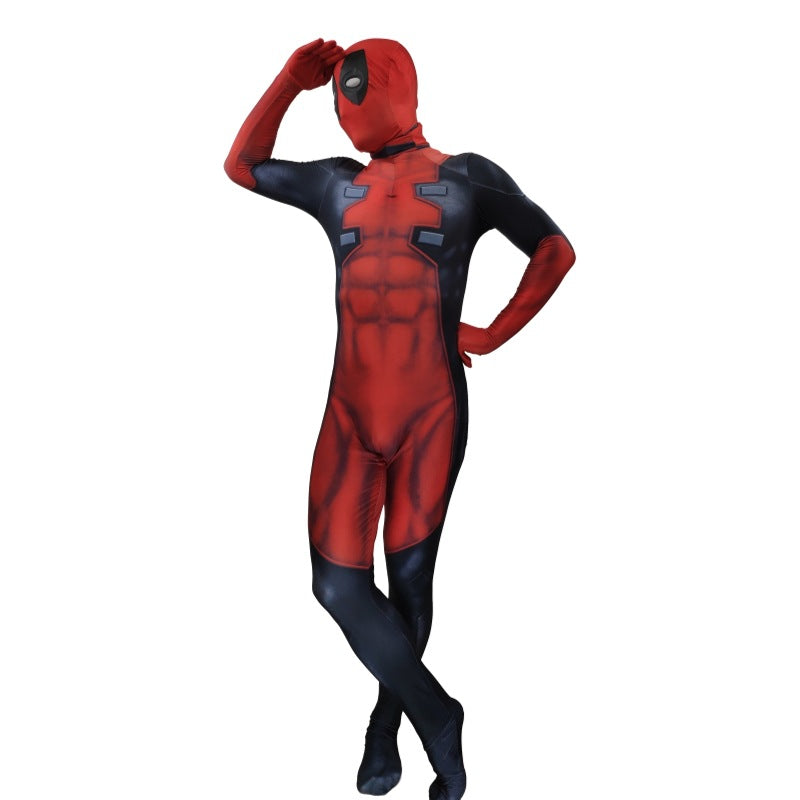 Deadpool and Wolverine Cosplay Costume Anime Tight Suit for Deadpool 3 Movie - Halloweez