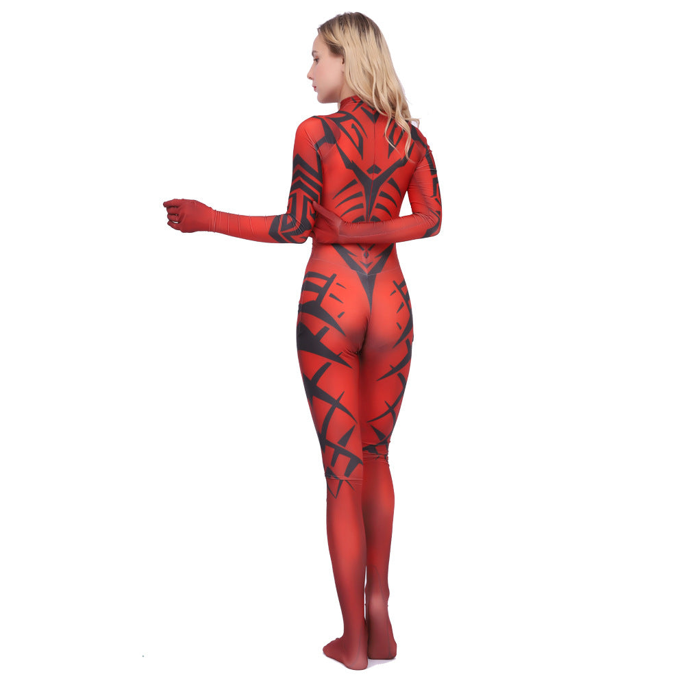 DARTH TALON Star Wars Cosplay Costume Jumpsuit for Movie Fans - Halloweez