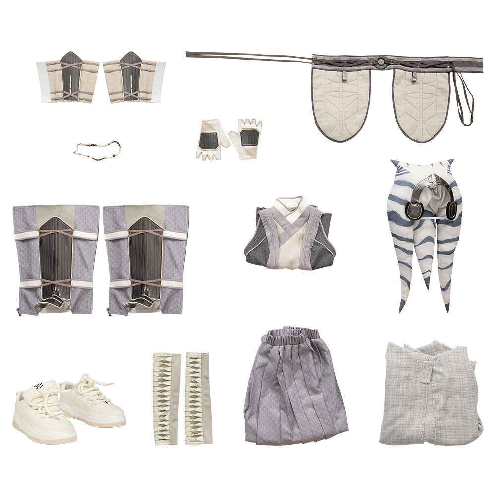 Halloweez Ahsoka Tano White Star Wars Cosplay Costume - Halloweez