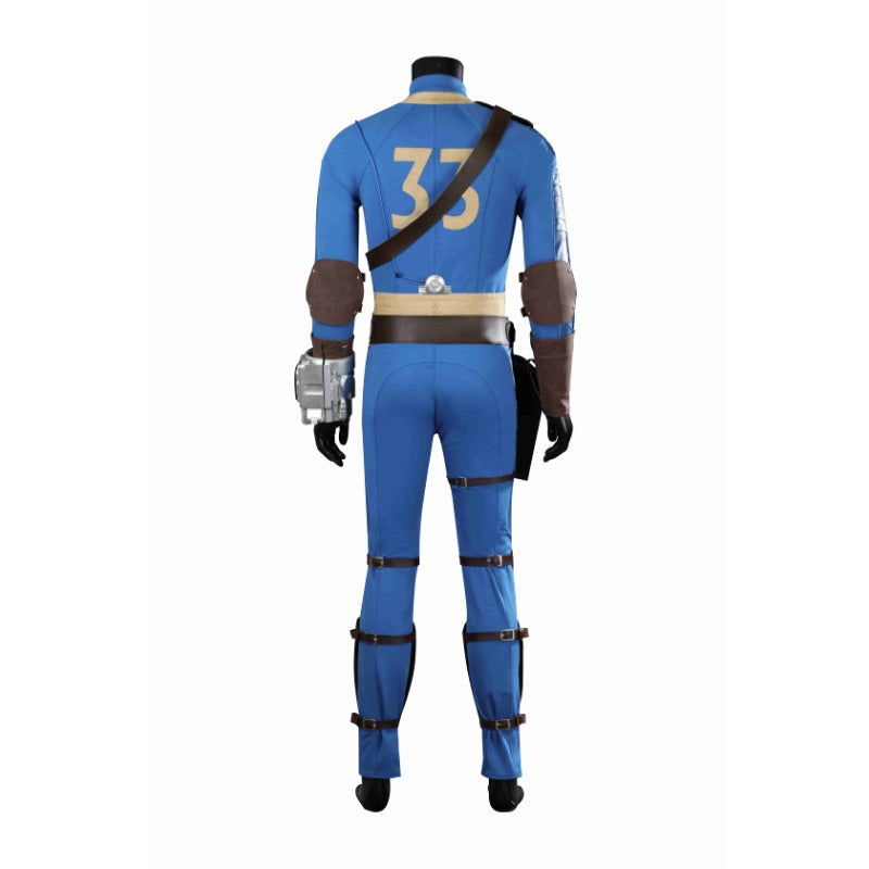 Halloweez Exclusive: Fallout Overseer Hank Cosplay Costume for Men - Perfect for Halloween Carnivals - Halloweez