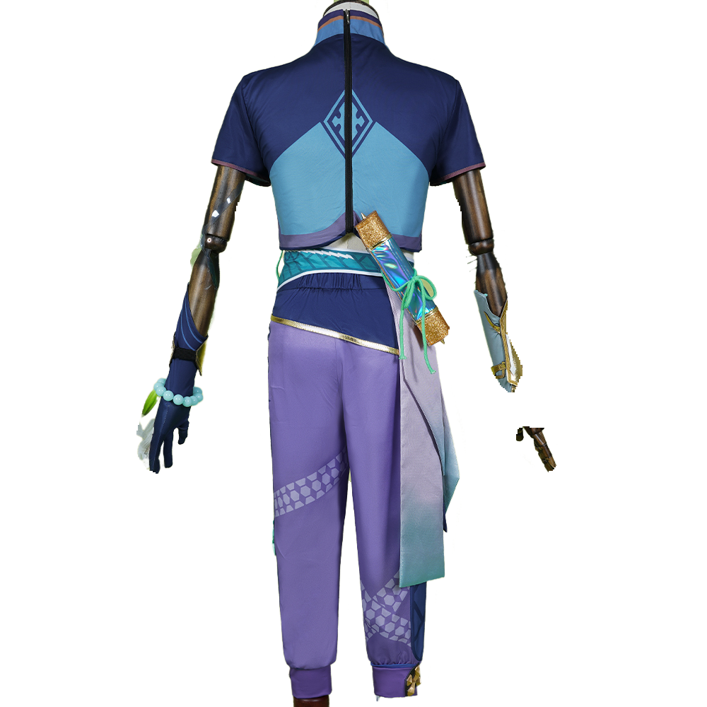 Halloweez Baizhu Cosplay Costume – Become the Enigmatic Character from Genshin Impact - Halloweez