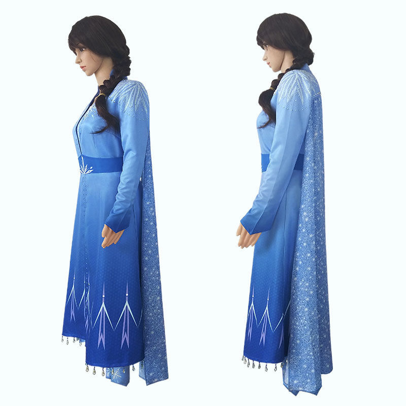 Frozen 2 Queen Elsa Cosplay Costume - Elsa Princess Dress for Halloween & Cosplay - Halloweez
