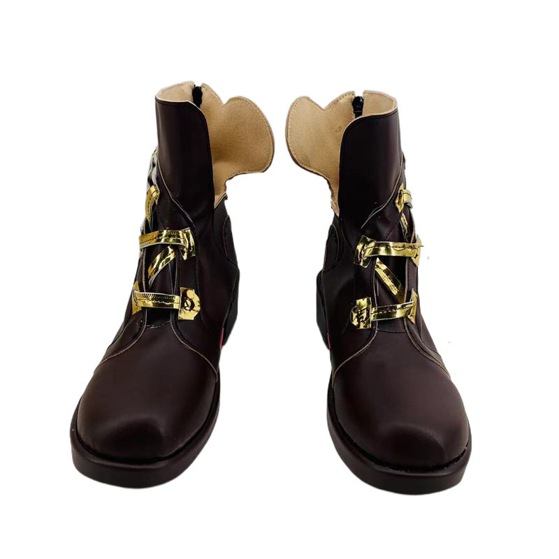 Tomorrow's Ark Shu Cos Shoes 2D Anime Exhibition Performance Shoes for Arknights Fans - Halloweez