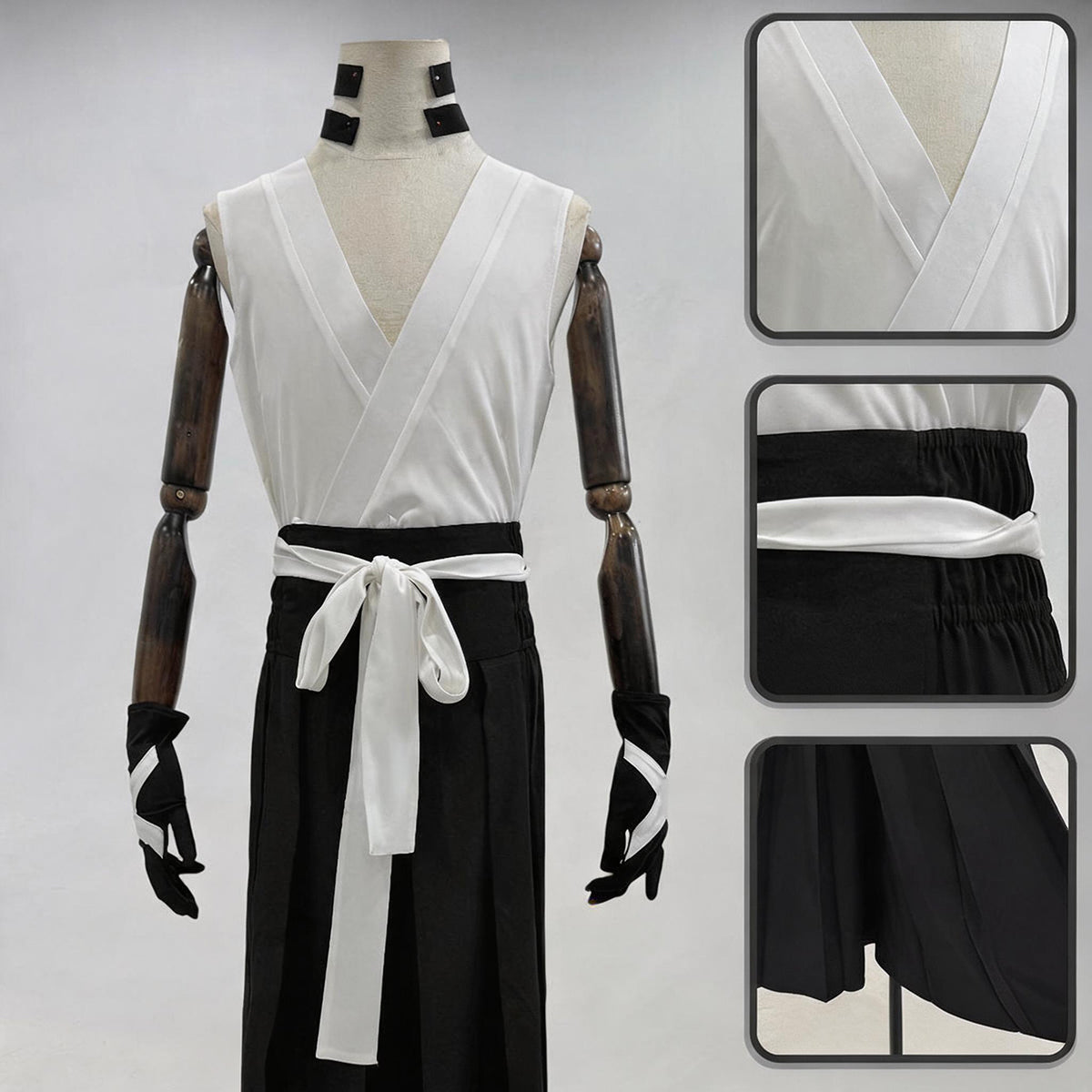 BLEACH Ichigo Kurosaki Final Bankai Cosplay Costume Full Evolution Outfit for Anime Fans - Halloweez