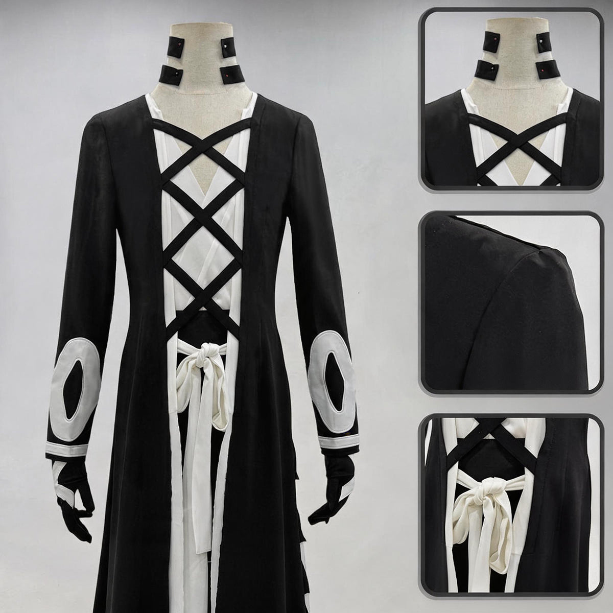 BLEACH Ichigo Kurosaki Final Bankai Cosplay Costume Full Evolution Outfit for Anime Fans - Halloweez