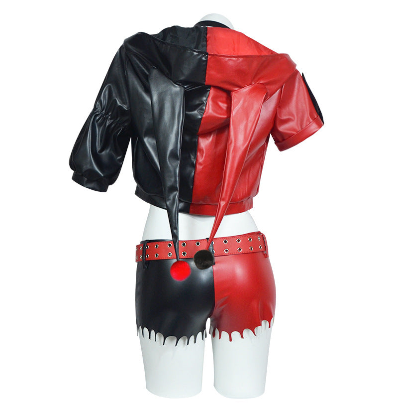 Harley Quinn Joker Girl Cosplay Costume - Suicide Squad Movie Halloween Outfit - Halloweez