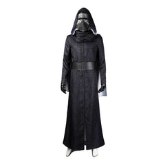 Halloweez Kylo Ren Costume for Adults - Premium Black Cloak and Mask Outfit