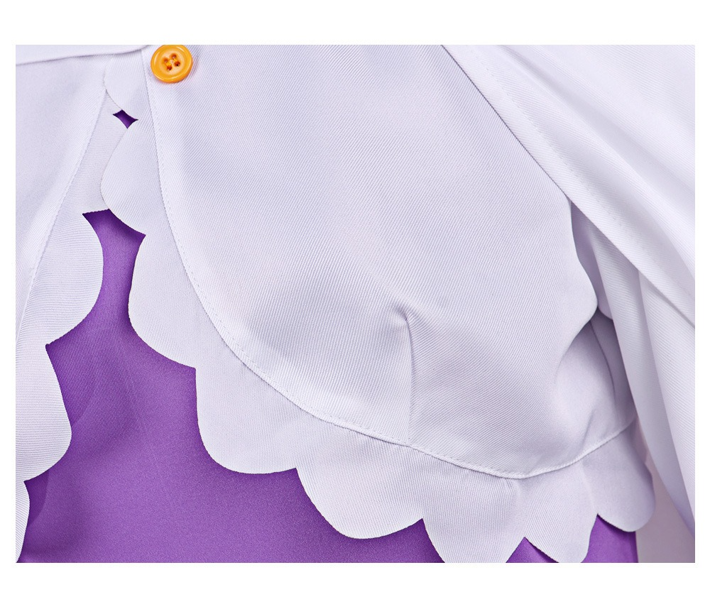 Re:ZERO Starting Life in Another World Emilia Cosplay Jumpsuit Bodysuit - Halloweez