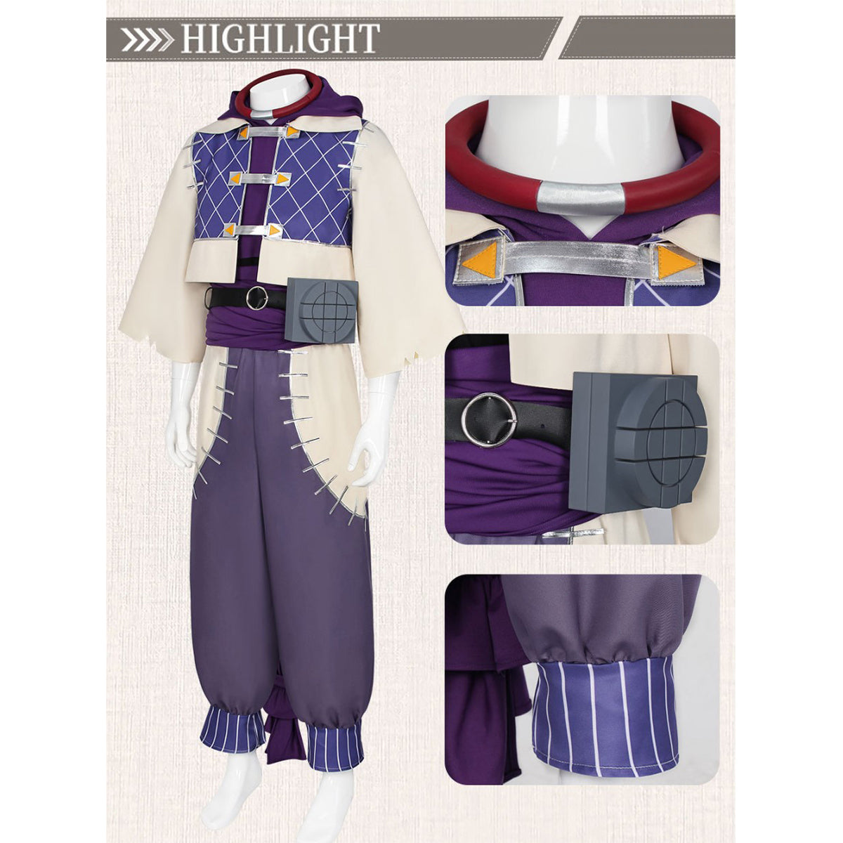Gachiakuta Jabber Full Cosplay Costume Set for Halloween Cosplay Party - Halloweez