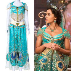 2019 Live Action Aladdin Princess Jasmine Cosplay Costume Ready To Ship - Halloweez