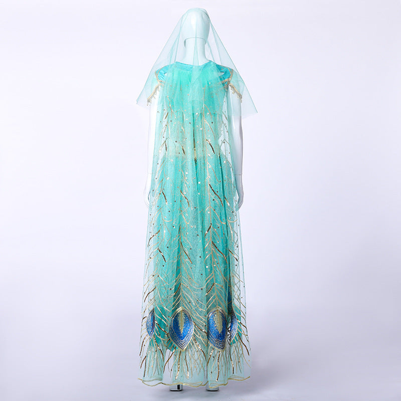2019 Live Action Aladdin Princess Jasmine Cosplay Costume Ready To Ship - Halloweez
