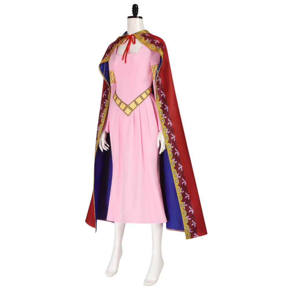 One Piece Princess Vivi Cosplay Costume - Anime Cosplay Outfit for Women, Complete Set for Conventions and Roleplay
