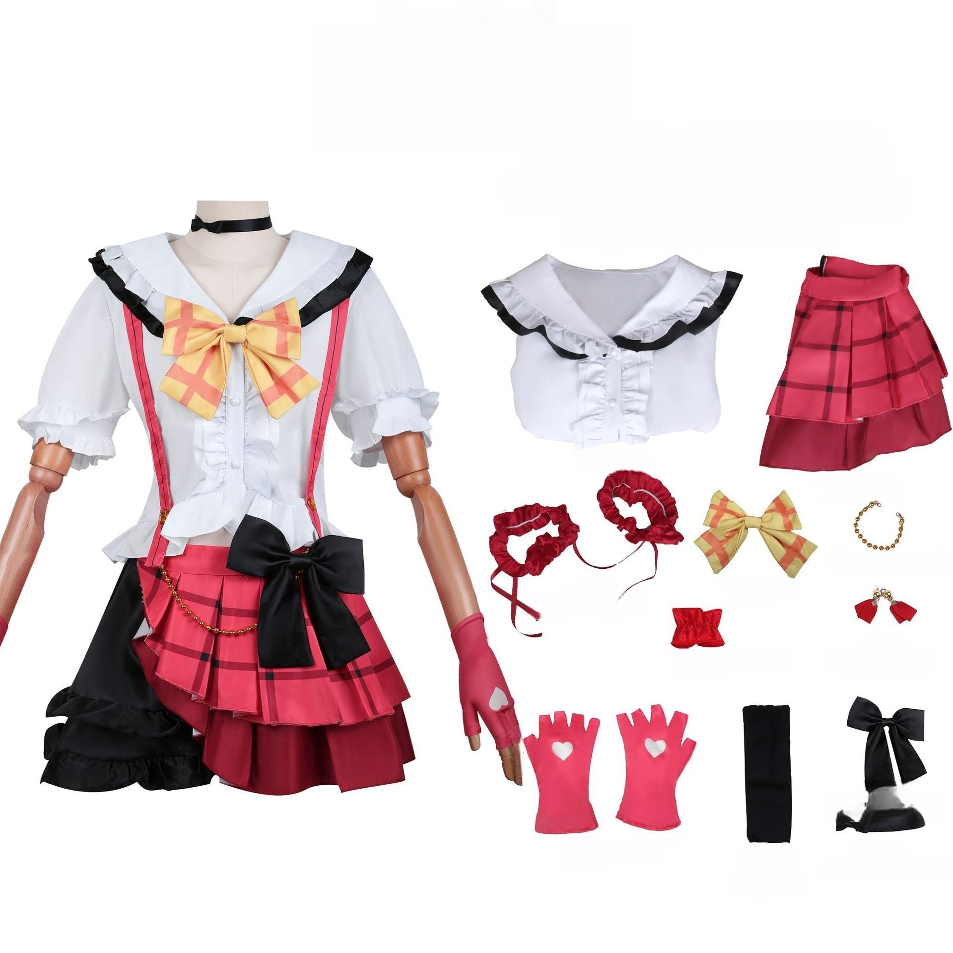 Love Live Concert Costume Cosplay Outfit for Eli Ayase and Umi Sonoda - Halloweez
