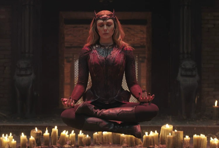 Scarlet Witch Wanda Cosplay Outfit, Doctor Strange in the Multiverse of Madness New Full Set Women Cosplay Costume for Halloween Party 二、英文关键词标签（15 个，逗号分隔） - Halloweez