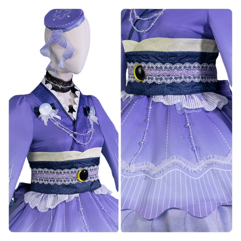 Renozora Hanaho Otomune Kozue Hyakusei Neko Anime Cosplay Jellyfish Dress - Halloweez