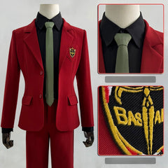 Blue Lock Michael Kaiser Red Suit Cosplay Costume