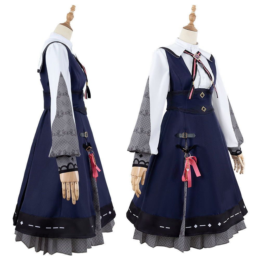 Project Sekai PJSK Airi Momoi Cosplay Costume Set - Anime Game Overalls Dress - Halloweez