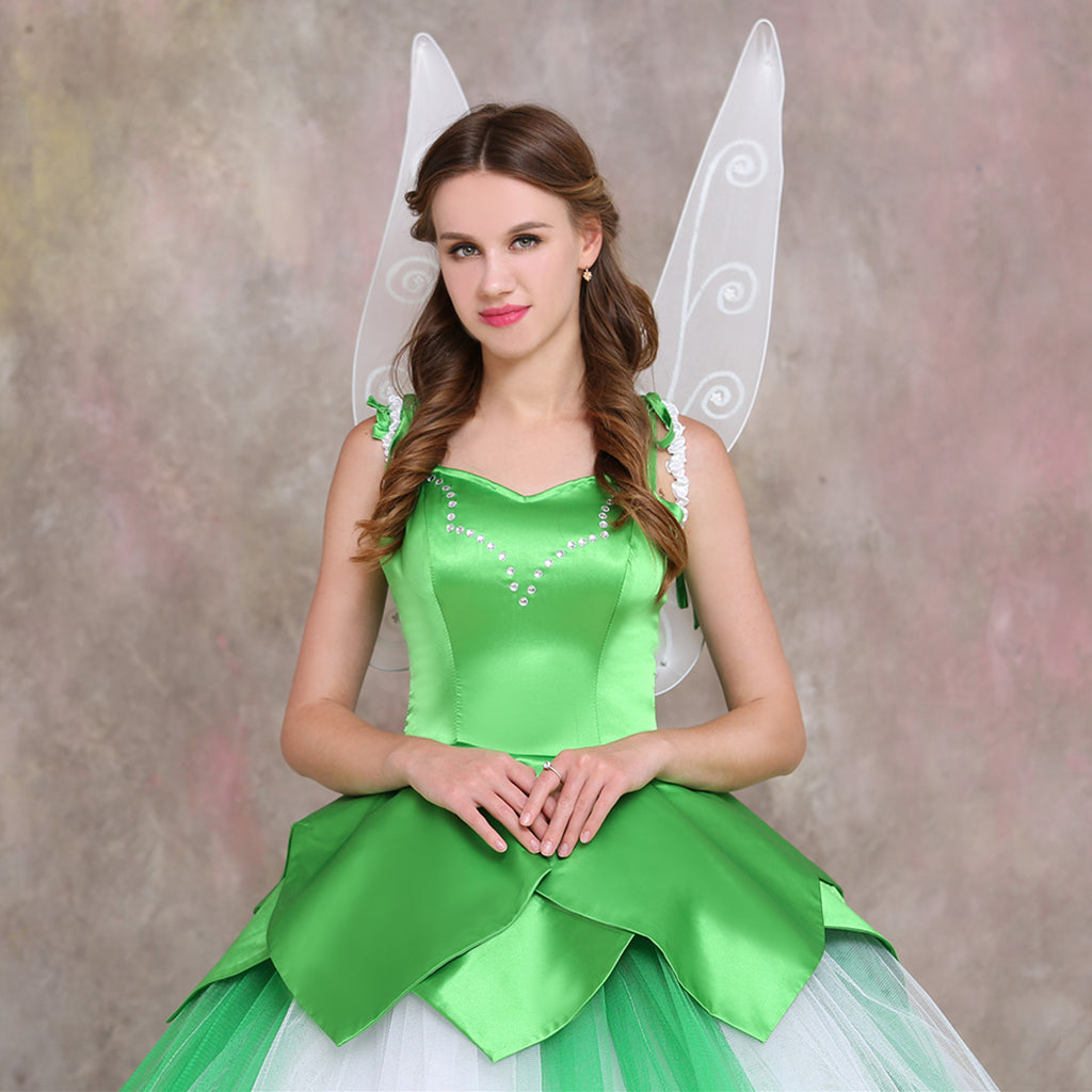 Costume de cosplay de la Fée Clochette pour Halloween | Robe de fée magique pour Halloween et cosplay