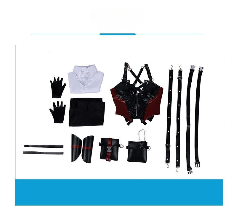 Love and Deep Space Hunter Lady Cosplay Costume Women's Battle Suit Anime Full Set Stage Performance - Halloweez