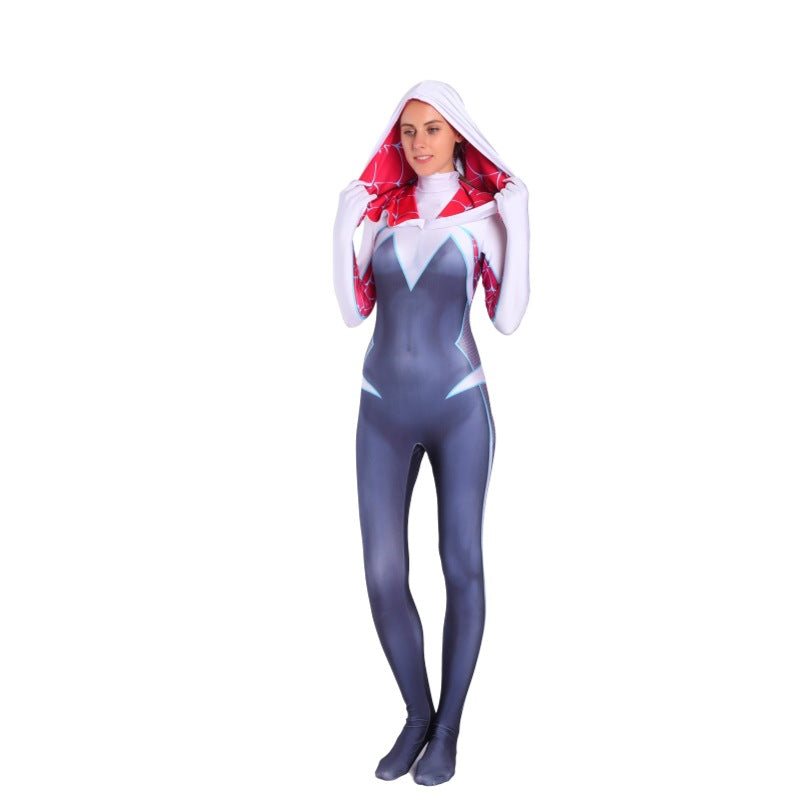 Spider-Gwen Cosplay Costume for Kids and Adults - Halloween Performance Suit - Halloweez