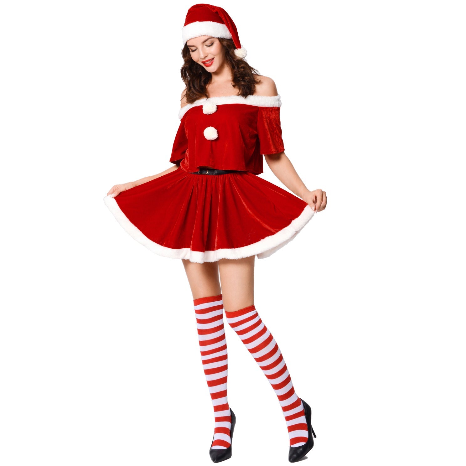 Elegant Halloweez Christmas Clothing for Stage Performances and New Year's Celebrations - Halloweez