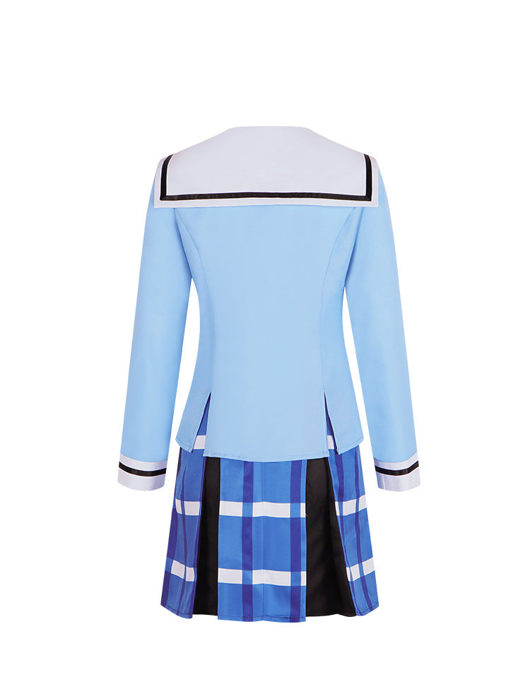 Happy Sugar Life Matsuzaka Satou Cosplay Costume JK School Uniform Halloween Role Play - Halloweez