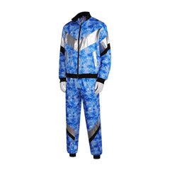 Hot Retro Trend Party Stage Performance Costume 80s Disco Outfit Jacket Pants Sportswear