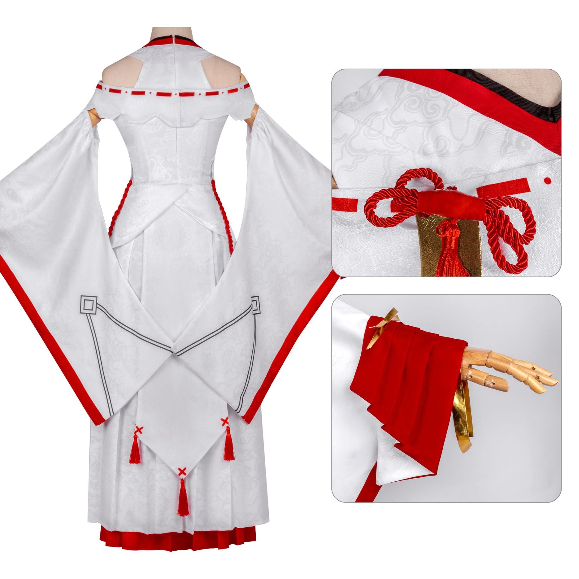 Dragon Clan Kaguya Cosplay Costume 2D Anime Clothing Female Full Set - Halloweez