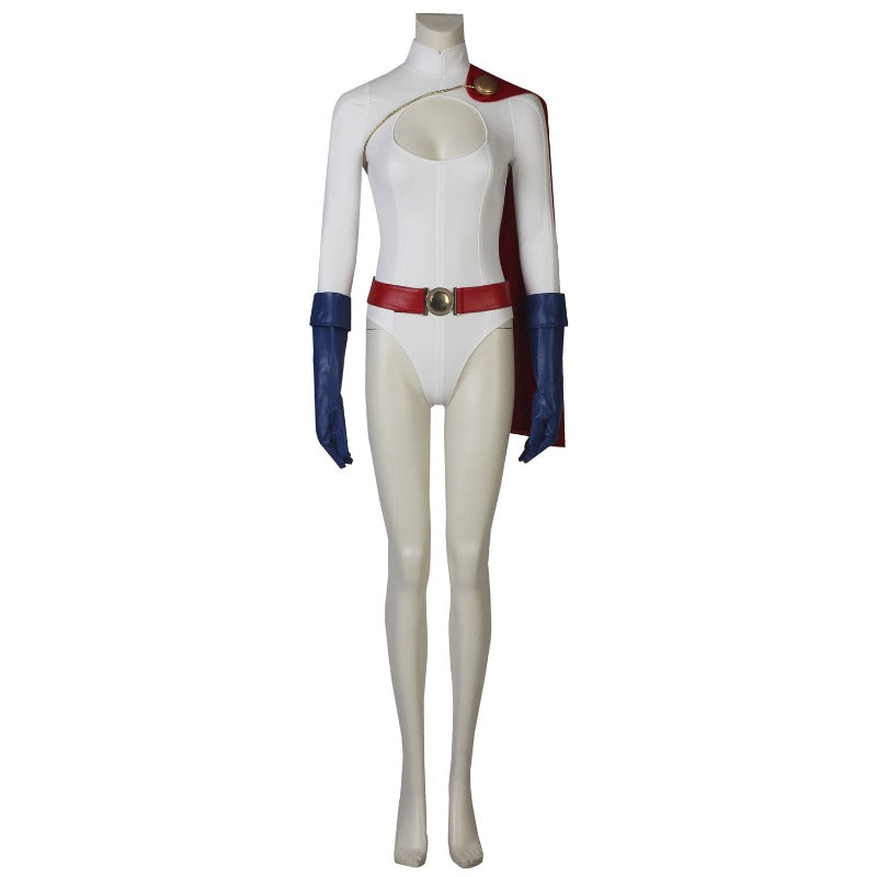 Halloweez Power Girl Cosplay Costume - Premium Authentic Series Outfit for Enthusiasts - Halloweez