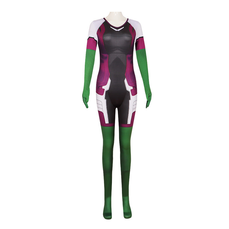 She-Hulk Women's Avengers Costume Cosplay Halloween Party Outfit - Movie The Avengers She-Hulk - Halloweez