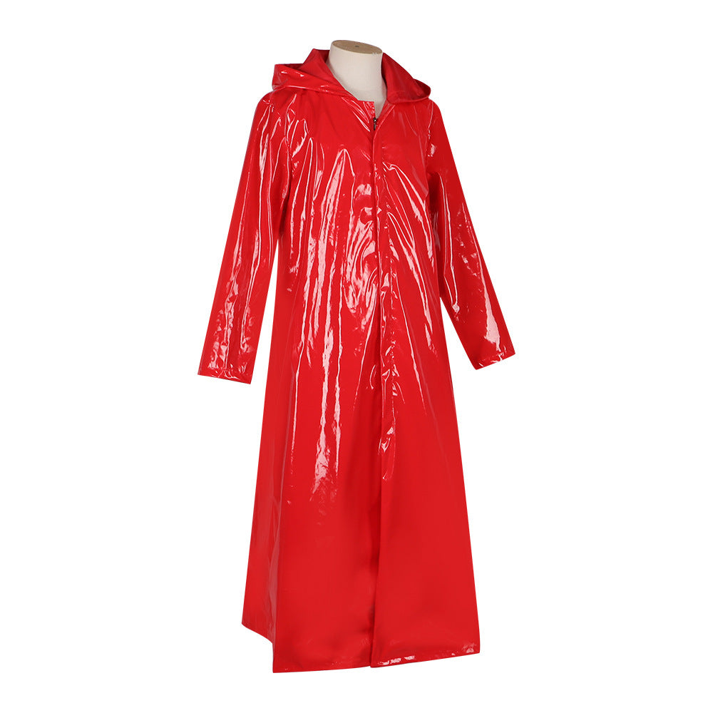 Fear Street: Prom Queen Red Raincoat Killer Cosplay Costume - Halloween Movie Outfit