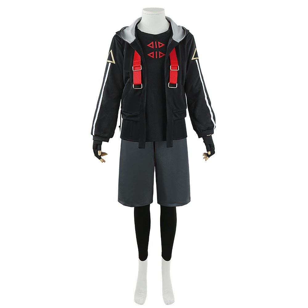 Rainbow VTuber Saeghina New Outfit 2D Anime Game Cosplay Costume Set - Halloweez