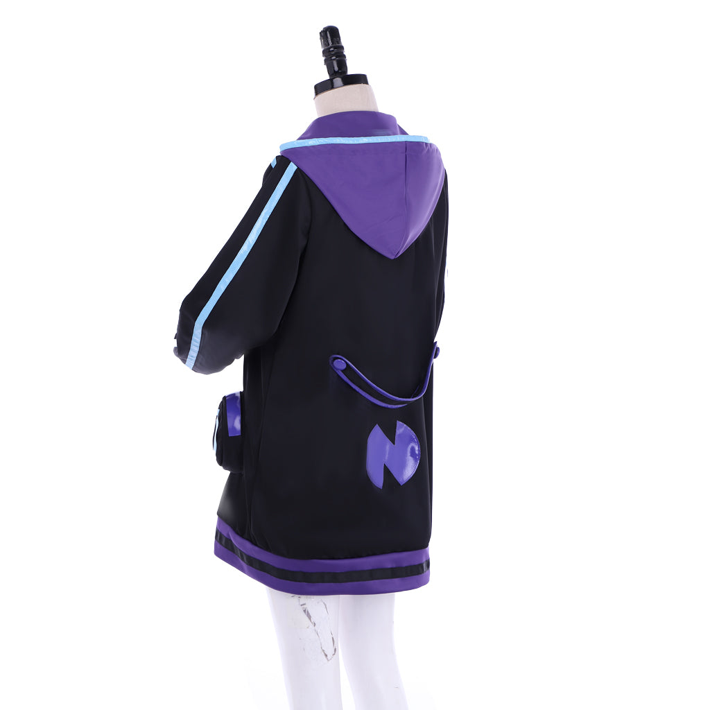 Halloweez Purple Heart Hoodie Cosplay Costume - Inspired by Hyperdimension Neptunia