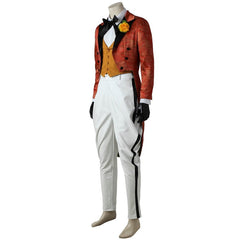 Halloweez Cosplay Red Jacket & Orange Vest Suit for Halloween & Festivals